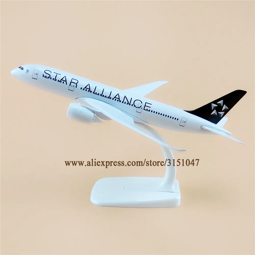 20 см авиазвезда Alliance B787 Boeing 787 Airlines модель самолета сплав Металл литье под