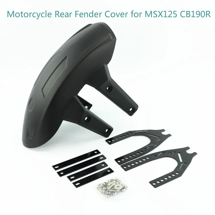 Для мотоцикла MSX125 CB190R заднее крыло брызговик защитный чехол черный для Honda Grom