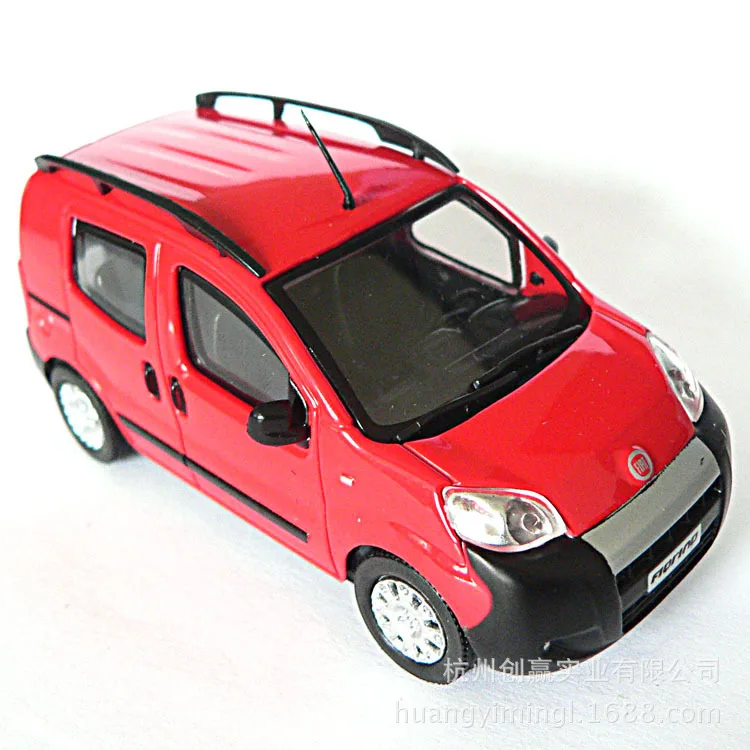 91019 колесо Scrollable статический сплав красная модель Fiat игрушечный автомобиль