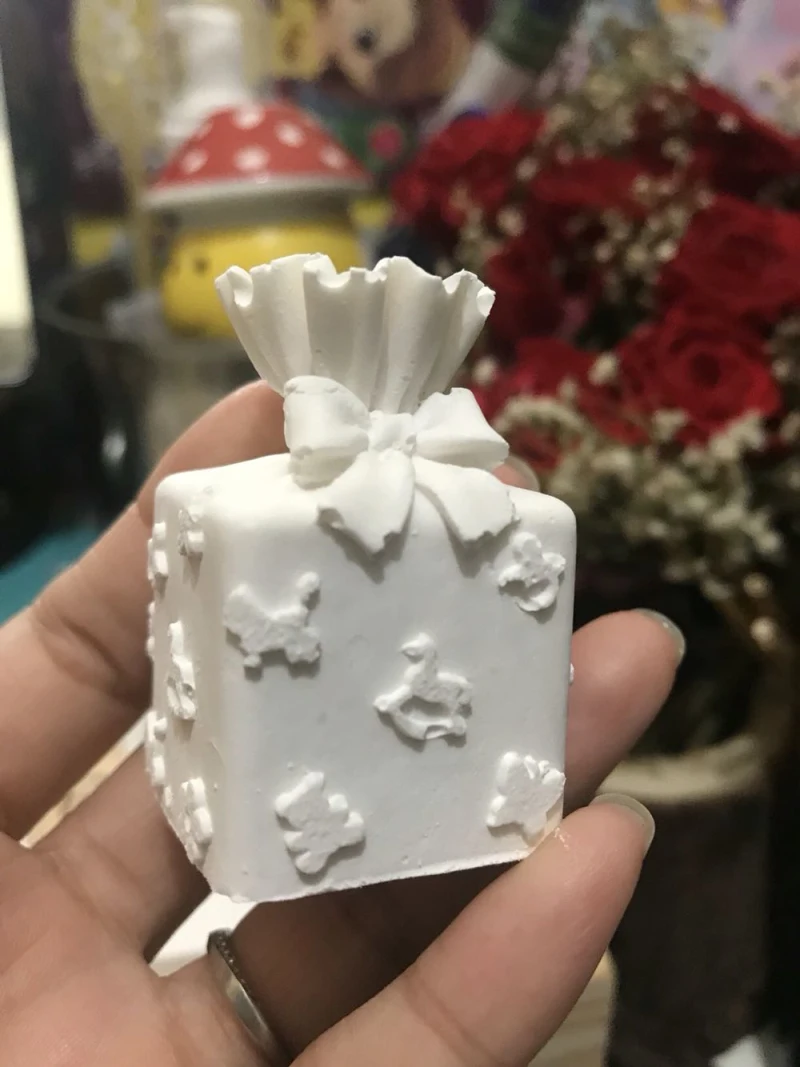 Геометрическая Подарочная коробка форма пластырь аромат Плесень DIY троянский узор рельефные свечи силиконовые формы для приготовления конфет помадка инструменты для изготовления