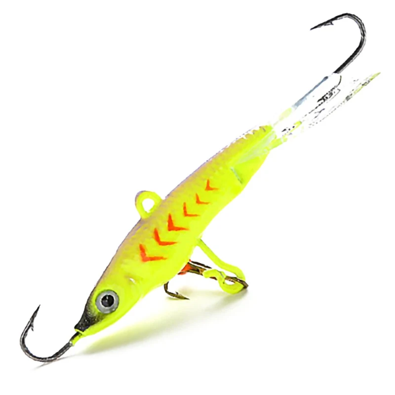 15G Balancer Winter Ice Fishing Lure Jig Bait Fishing Hooks 3D Eyes Lead Hard Lure Jigging Lure Fishing Tackle Lure - Цвет: Белый