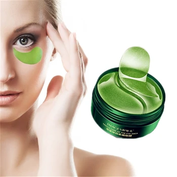 

Seaweed Essence Eye Cream For Anti-Dark Circle Removing Puffiness Wrinkle Green Tea Skin Care Beauty Fashion Eye Mask 60Pcs