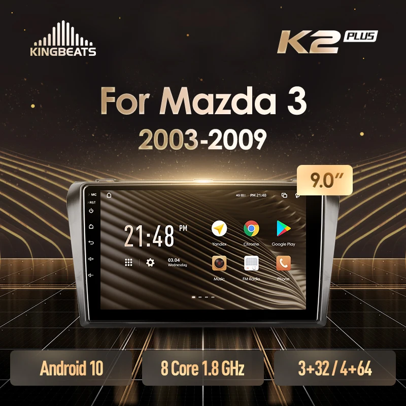 KingBeats штатное головное устройство For Mazda 3 I Mazda3 BK 2003 2009 GPS Android автомагнитола на