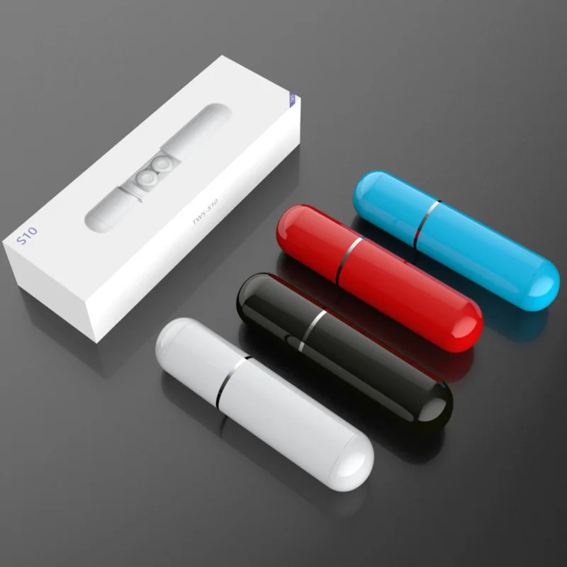 New S10 Wireless Bluetooth Touch Earphone TWS Bluetooth Headset IPX6 Waterproof Stereo Sound For Iphone X 6S 7 8 Samsung S9 S10e