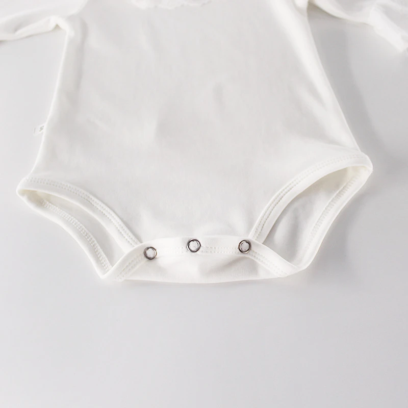 Koodykids/ боди для маленьких девочек; летние хлопковые кружевные комбинезоны; Модная одежда для маленьких девочек; белые кружевные модные летние комбинезоны