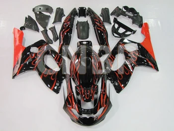 

YZF 600R 1997 - 2007 Fairings YZF600R 06 07 Black Red Flame Abs Fairing YZF 600R 00 01 Body Kits