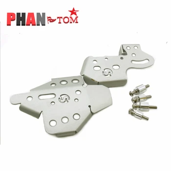 

For BMW F800GS 13-16 Left Right Heel Guard Foot Peg Bracket Rear Set Black Titanium
