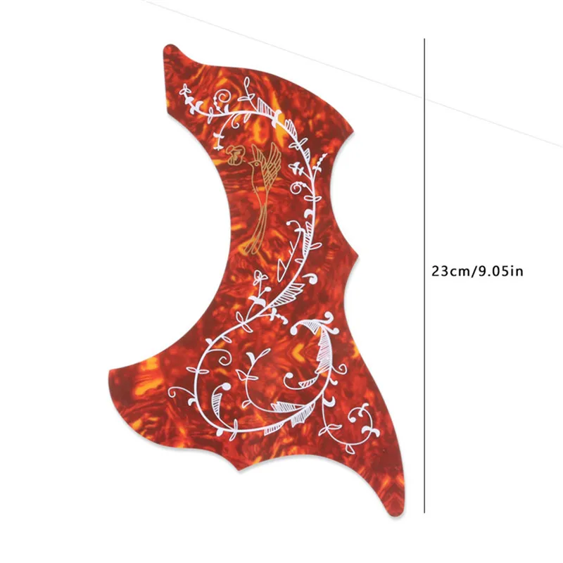 Профессиональный гитарный пыльник, народная Акустическая самоклеящаяся палочка, защитная наклейка, царапина, пластина, аксессуары для гитары в форме птицы