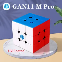 Gan11 m pro ímãs velocidade cubo geado stickerless gan11 m pro magnético profissional gan 11 m pro quebra cabeça gans cubo