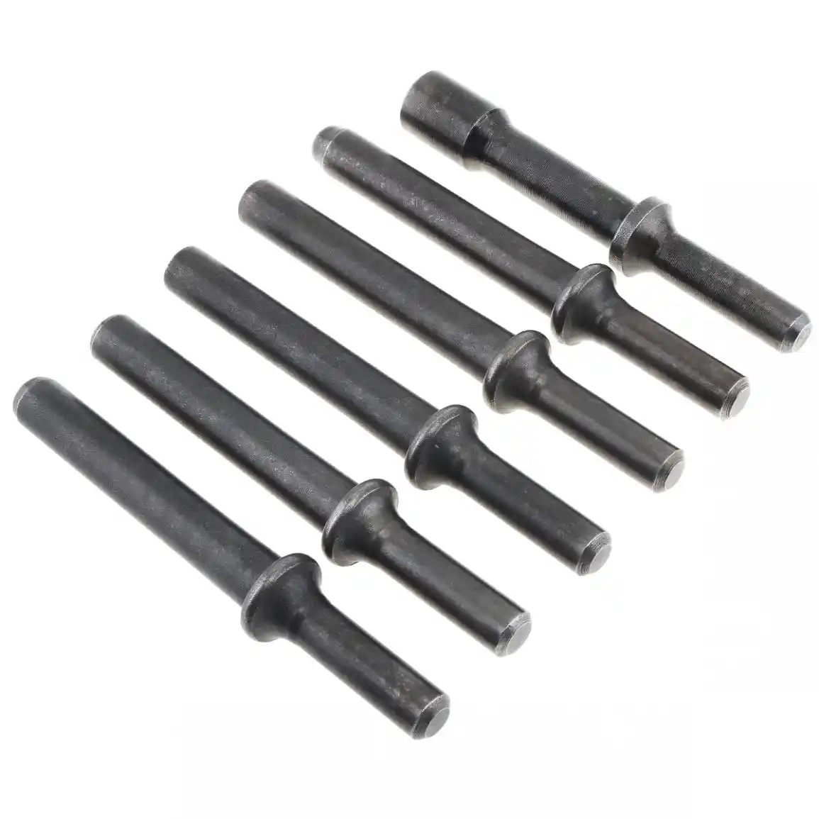 Details about  / 6pcs//set Hard 45# Steel Solid Air Rivet Impact Head Support Pneumatic Tool Gray