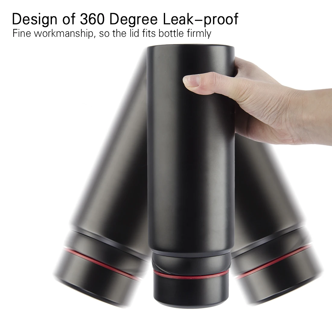 NoEnName_Null 750ML Large Outdoor Stainless Steel Vacuum Insulation Thermos Cup Portable Water Bottle with Tea Strainer