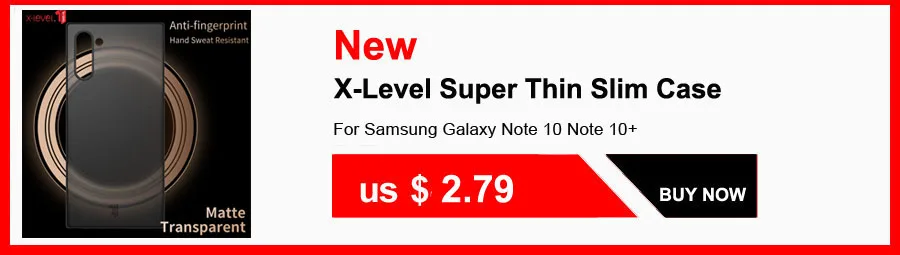 Для samsung Galaxy Note 10 чехол X-Level минималистичные тонкие жесткие PC Матовая защитная задняя крышка для Galaxy Note10 plus чехол Capa