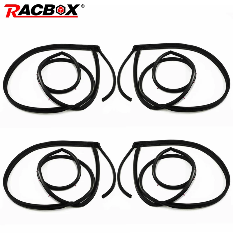 

2/4pcs For Honda Civic Sedan Front Left Driver four Side Car Door Weatherstrip 2006-2011 car door modification sealing strip set