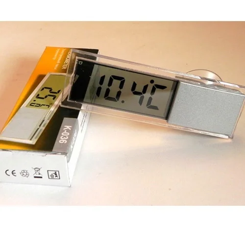 Автомобильный стильный термометр osculuum тип по Цельсию по Фаренгейту ЖК цифровой термометр присоска для внутреннего наружного 9,4x2,8 см