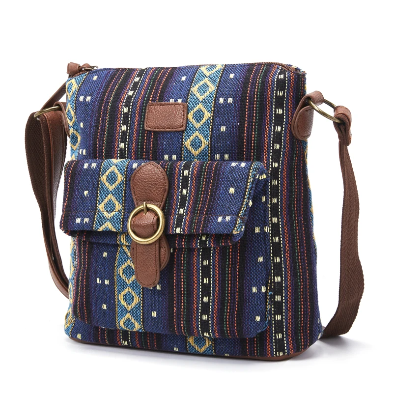 Crossbody Bag Women Shoulder Bag Women Messenger Bag Annmouler Vintage Women Shoulder Bag Fabric Crossbody Bag Brand Designer Handbag Purse Woman Messenger Girls Tote