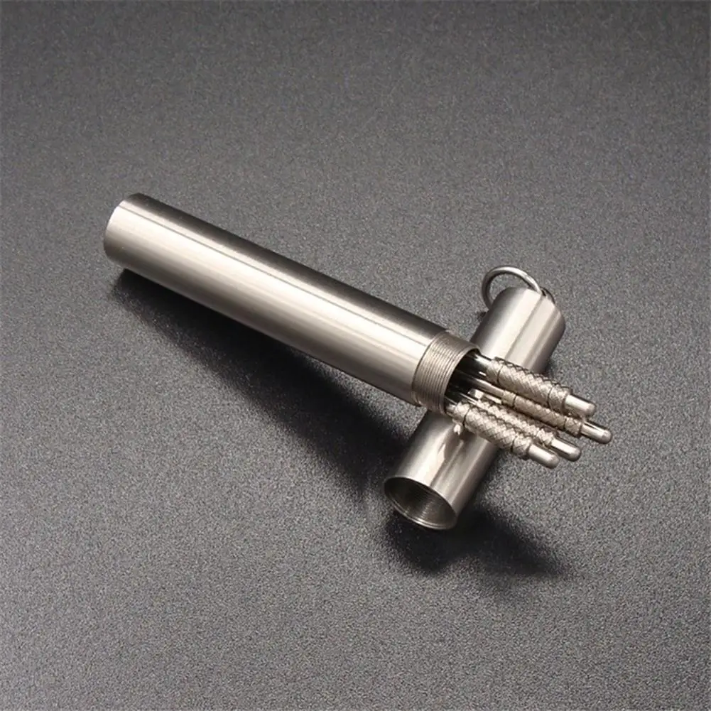 Useful Stainless Steel Portable Toothpick Outdoor Waterproof Travel Seal Box Holder 2019 | Дом и сад