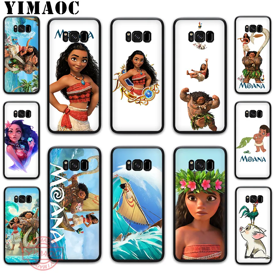 YIMAOC принцесса Моана картонный мягкий чехол для Samsung J4 A20E A70S A51 A71 A81 A91 J6 Prime J8 2018 J7 Duo |