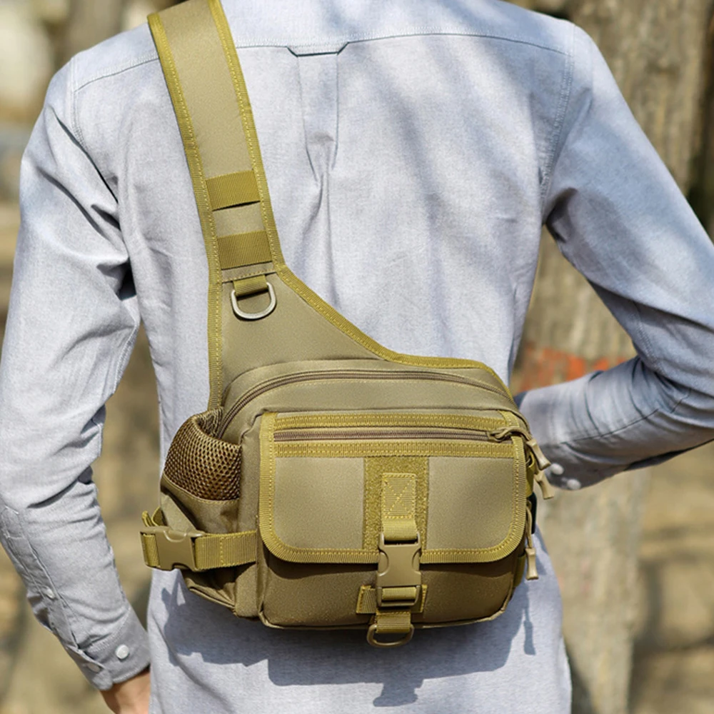 

Outdoor Military Rucksacks Waterproof Tactical Backpack Sports Chest Sling Shoulder Bag Camping Trekking Fishing Hunting Bags