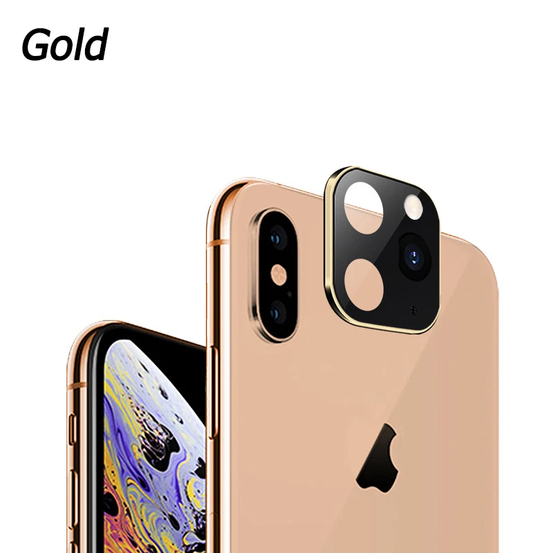 Роскошный металлический алюминиевый защитный чехол для iPhone X XS, Макс. Секундная Замена для iPhone11 Pro Max, наклейка на рассеиватель, Защитная крышка для камеры - Цвет: 6
