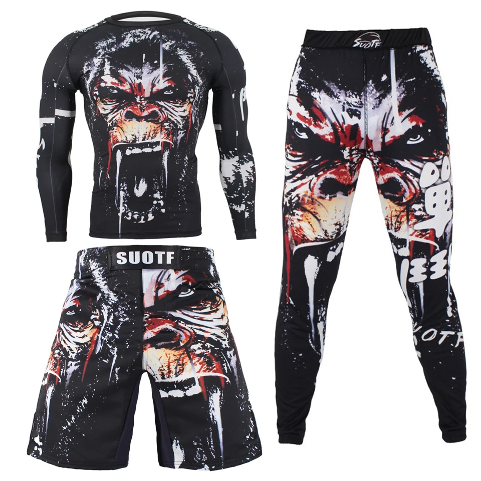 Om jiu calças boxe jitsu + tiger