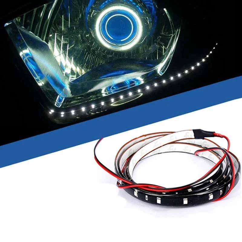 2 PCS Car Lights Decoration 2 x NEW Waterproof 30cm/15SMD 3528 LED Car Truck Motors Flexible Strip Light 12V Accessories 2 PCS Car Lights Decoration 2 x NEW Waterproof 30cm/15SMD 3528 LED Car Truck Motors Flexible Strip Light 12V Accessories