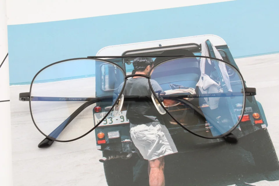 Pure Titanium Prescription Frame Pilot Men Oversize Eye Glasses Frame Optical Myopia Eyeglasses High-quality Frame for Women