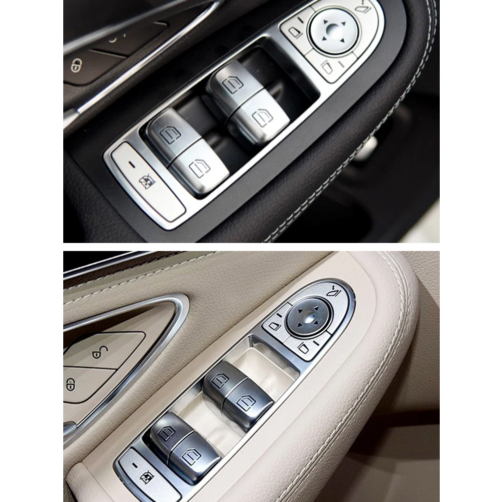 Кнопка стеклоподъемника для Mercedes-Benz C class GLC w205, подъемная панель для дверного окна, стекла, переключатель управления, кнопка замены