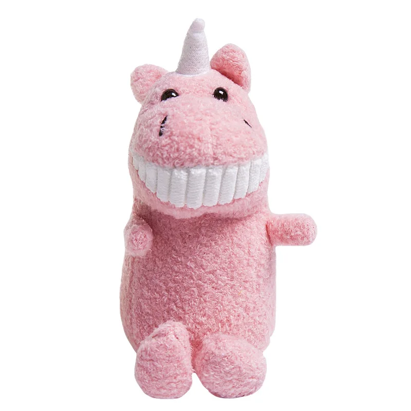 Kawaii Unicorn Dinosaur Smile Animal Crossing Keychains Plush Toys Frog Accessory Key Chain Bear Stuffed Doll Small Pendant 20cm cartoon forest ocean farm animal crocodile dinosaur unicorn doll plush toy tiger fish cow soft stuffed kawaii baby toys