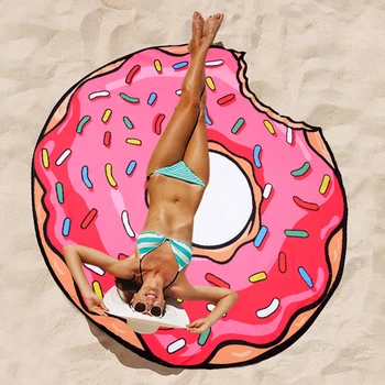 

Summer Beach Towels Large Microfiber Printed Round Light Super Soft Towel Toallas De Playa Towel Swimming Q