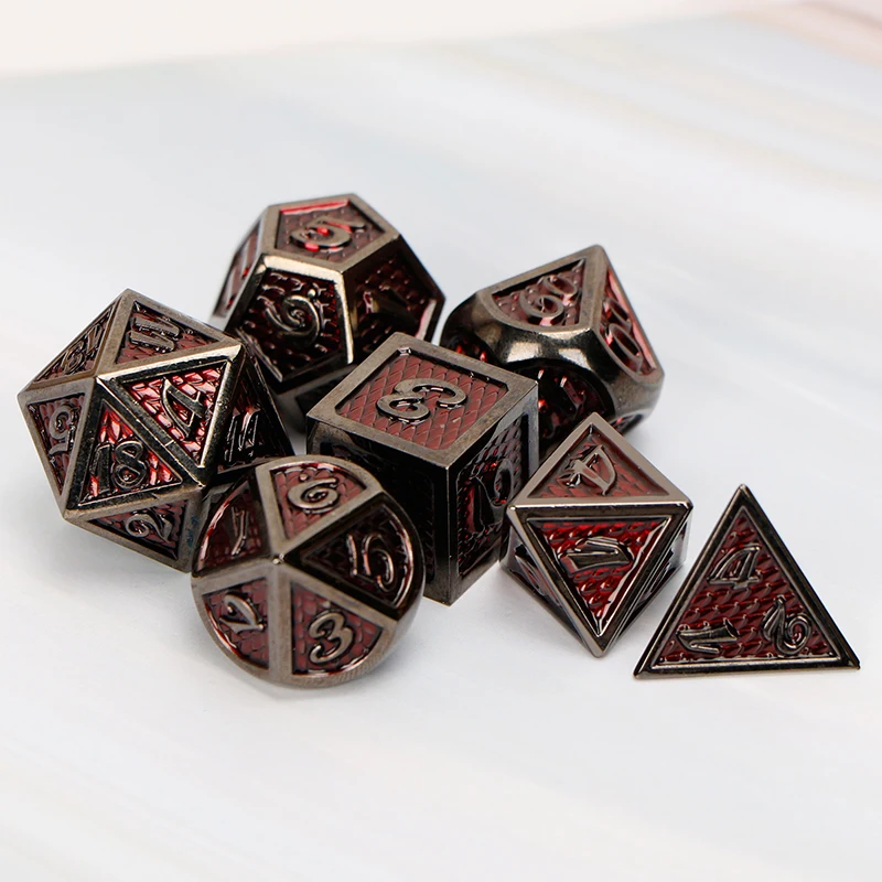 Игральные кости Dnd комплекты D &amp подземелья и дракон весы многогранные ролевой