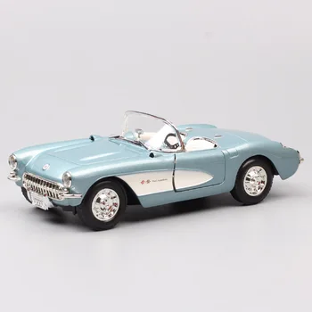 

1/24 Scale classic old GM Chevrolet Corvette C1 Vette StingRay 1957 Die casts Vehicles model thumbnails wheels for children toys
