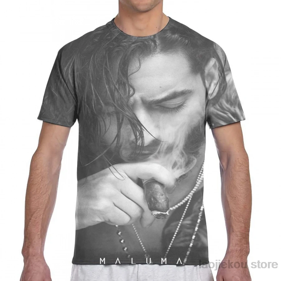Men MALUMA/мужская футболка, женская модная футболка с принтом для девочек, топы для мальчиков, летние футболки с короткими рукавами - Цвет: Men