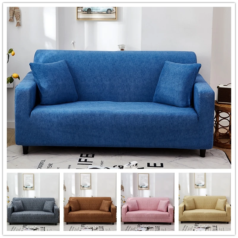 Claroom Solid Color Couch Cover L-shaped Sofa Dust Elastic for Living Room CE84# | Дом и сад