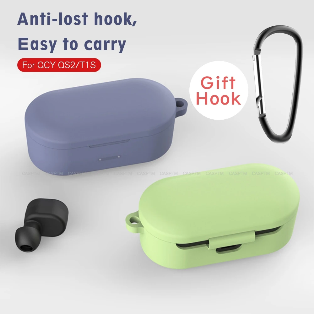 Wireless Bluetooth Earphone Protective Case For QCY QS2 Charging Cases