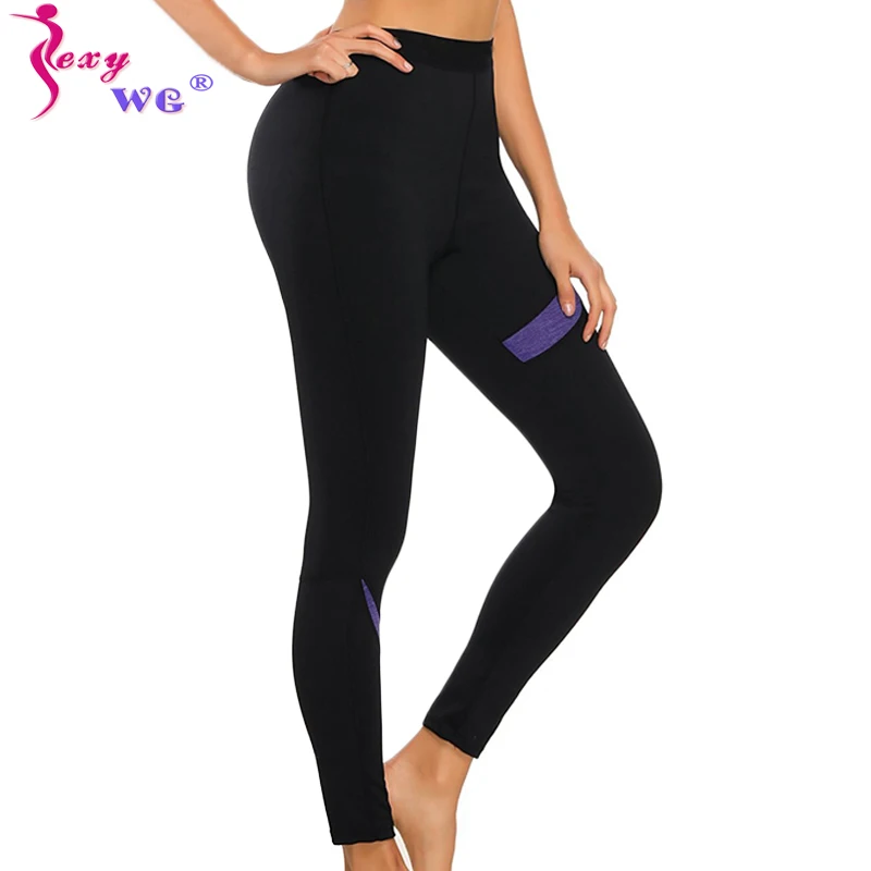 

SEXYWG Sport Pant Women Slimming Waist Trainer Neoprene Sweat Sauna Body Shapers FitnessTight Legging Control Panties Yoga Pants