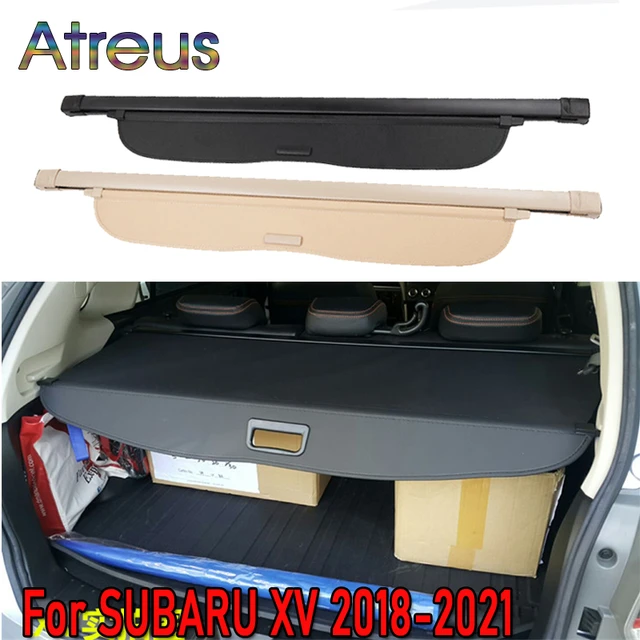 Couverture d'étagère de colis de coffre pour SUBARU, porte-bagages arrière  rétractables, accessoires de rideau d'espacement, XV Crosstrek, 2018, 2019,  2020, 2021, 2022 - AliExpress