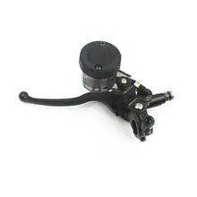 7/" Универсальный черный руль для мотоциклов с ЧПУ Рычаги Тормозная система сцепления цилиндр комплект с жидким масляным резервуаром набор на заказ