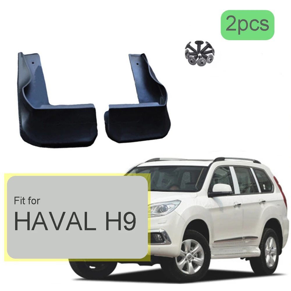 

Car Mud Flaps for Great Wall Haval H9 2015-2020 Decorative Mudguards Water Protective Fender Mudflaps Left & Right 2pcs for Sale