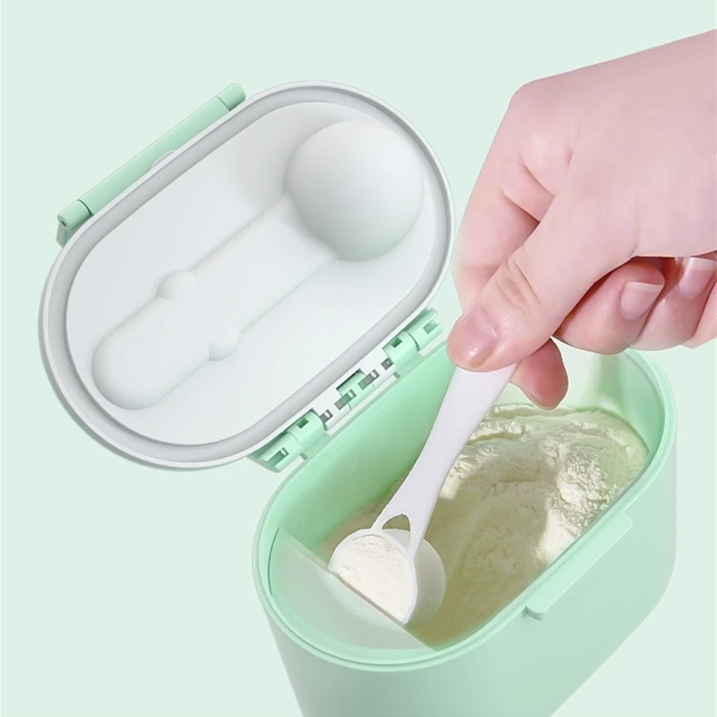 Baby Formula Milk Storage Infants Portable Milk Powder Formula Dispenser Food Container Storage Feeding Box for Kids Food PP Box