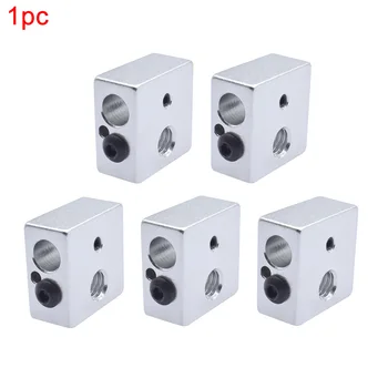 

Durable Accessories Extruder Print Head Fan Heating Heater Block Aluminum Practical Hole 3D Printer Parts Dedicated For MK7 MK8