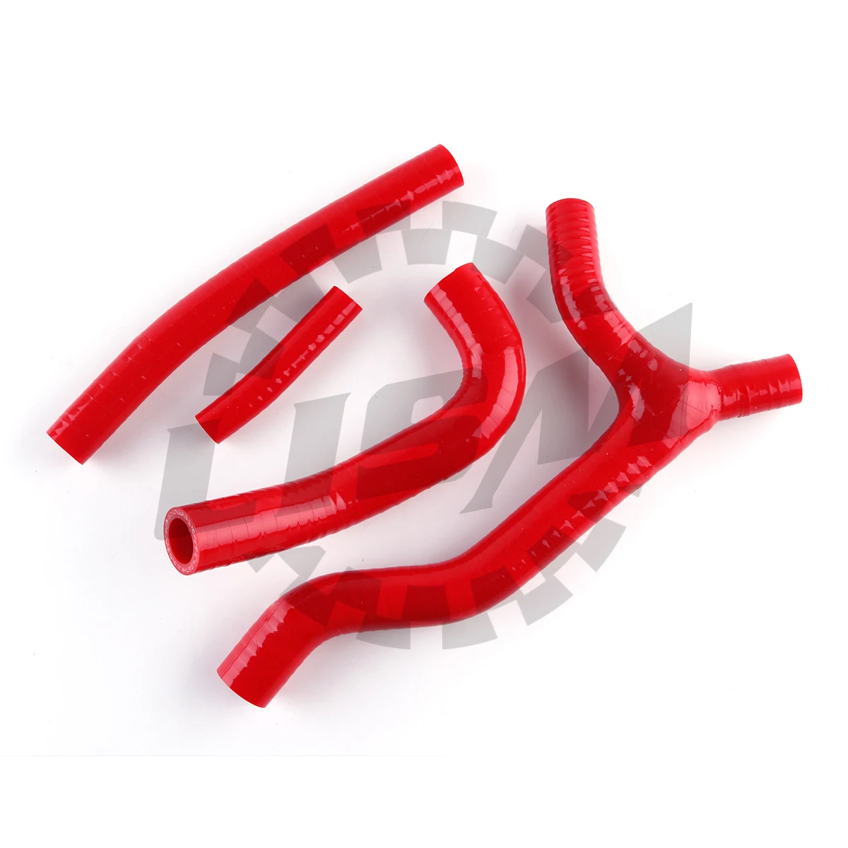 

4PCS FOR 1992 1993 1994 1995 SUZUKI RM 125 3-ply Motorcycle Radiator Coolant Hose Kit Pipe Upper and Lower