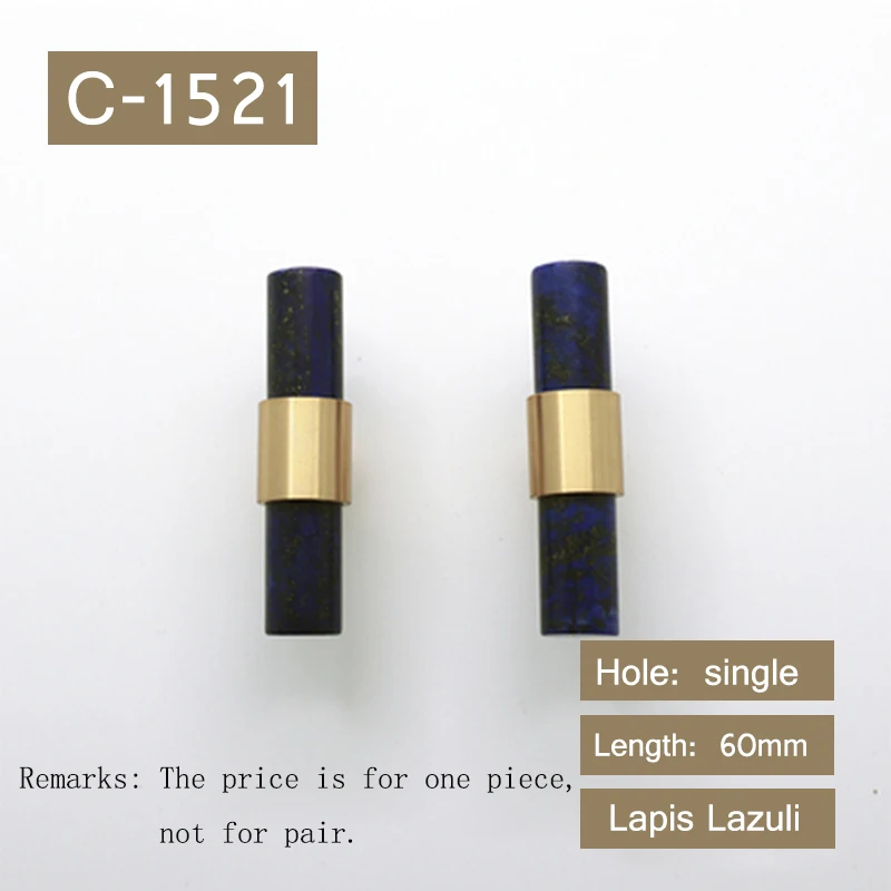 Натуральный камень+ латунные ручки Европейский т бар ручки для открывания кухонный шкаф ручки мебельная фурнитура - Цвет: C -1521