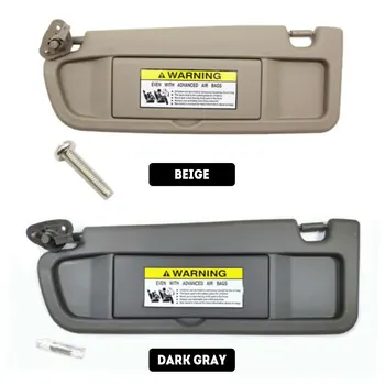 

Vehemo 1 Pc Driver Side Car Sun Visor Sunscreen Sun Visor Block High Quality Car SunShade with Mirror Anti-UV