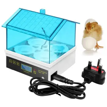 

(Ship from US) Digital Temperature Small Brooder Mini Hatchery 4 Eggs Incubator Hatcher for Chicken Duck Bird Pigeon Quail