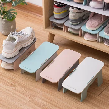 

Double Layer Detachable Shoe Rack Space Saving Cabinet Closet Stand Shoe Organizer