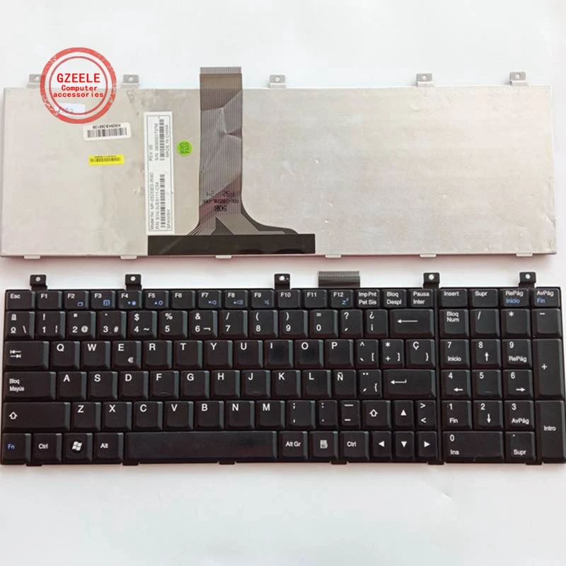 Испанская клавиатура SP для ноутбука MSI GX620 CR500 CR600 CR720 CR610 EX600 EX625 M662 M670 1600 1656 VX600 CX500 |