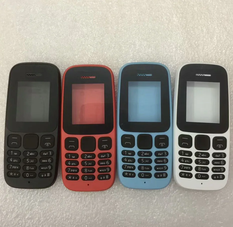 Полный телефон Корпус чехол+ английская клавиатура для Nokia 105 TA-1010