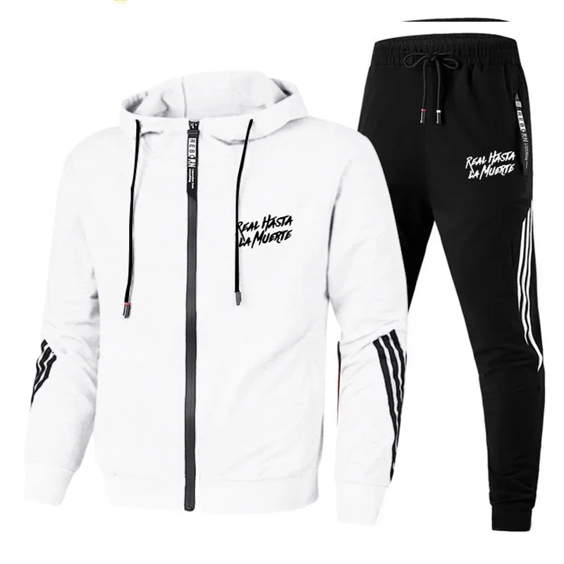 

2020 Brand Men's Sports Suit 2-Piece Hoodies And Pants Men's Sports Jacket Set Letter Printing Plus Size Jogging Suit Men's Clot