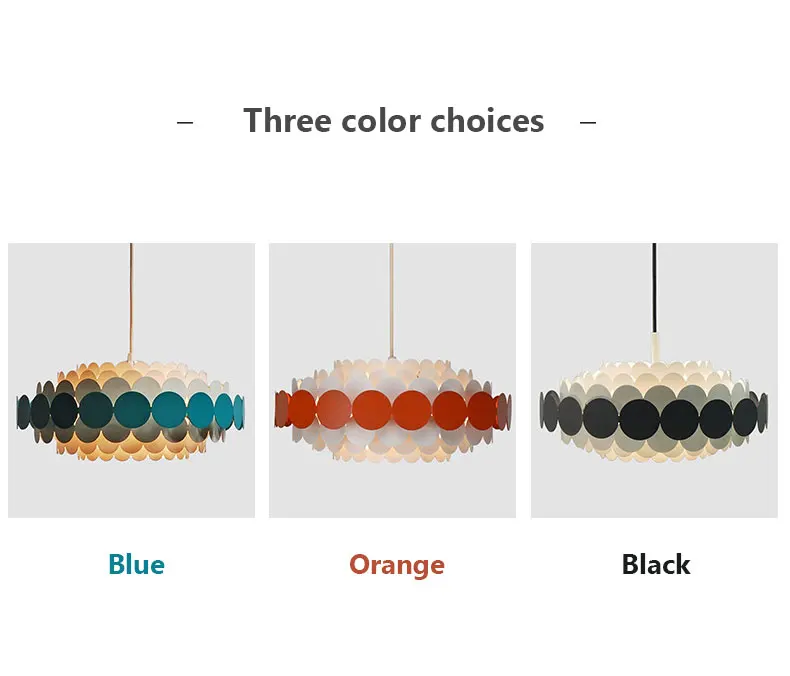 彩色圆片吊灯下_01