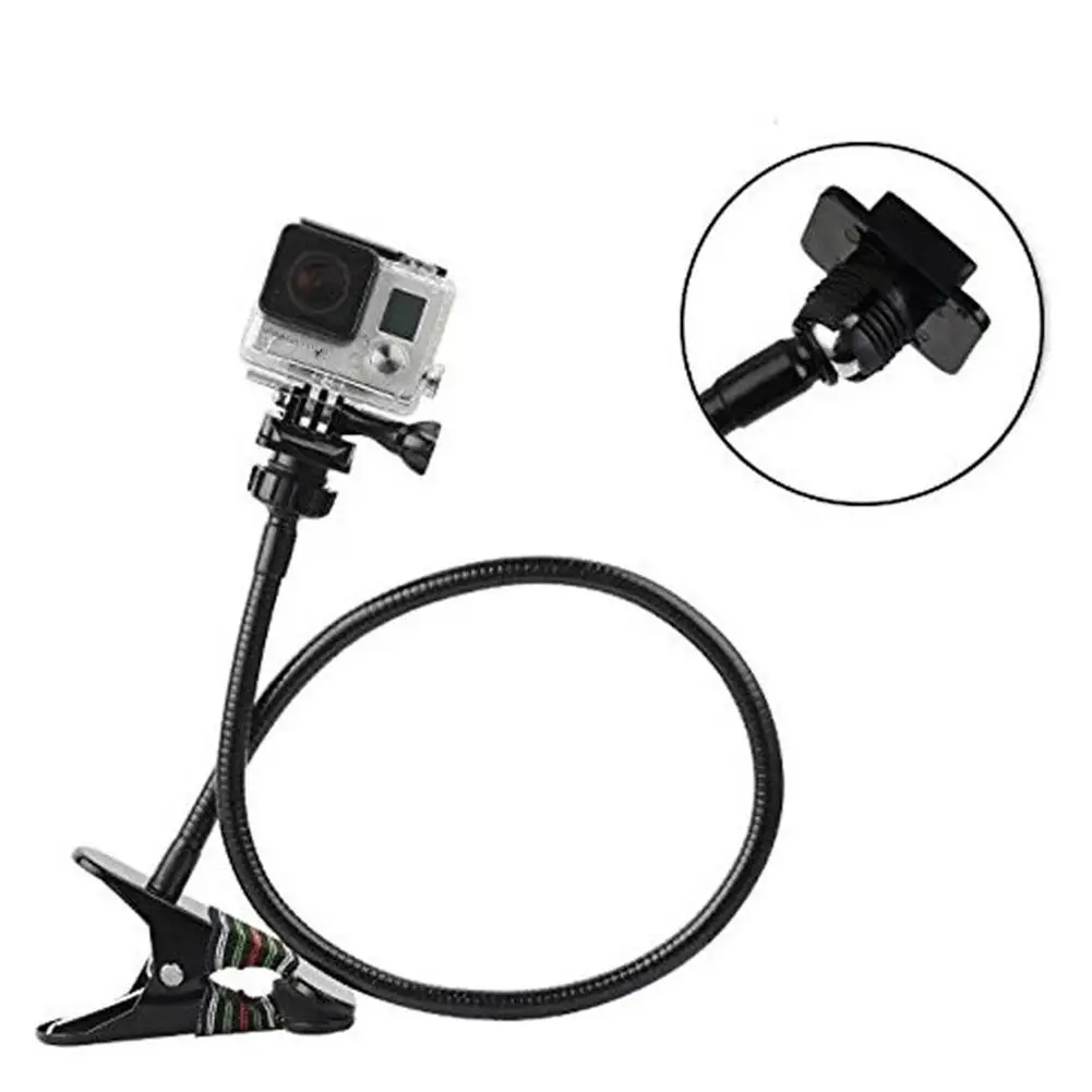 DishyKooker спортивные Камера съемки кронштейн изогнутая зажим для GoPro HERO 5/4/3